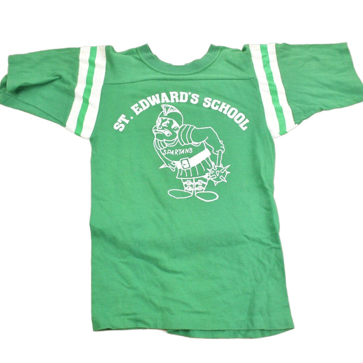 Vintage 1980s St Edwards School Graphic T Shirt Men's 2XS