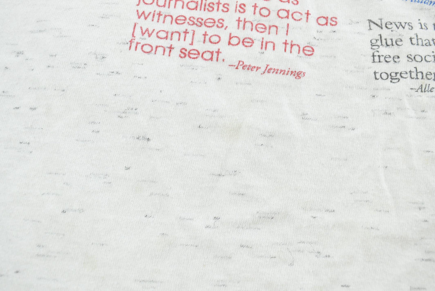 Vintage 1990s Journalism Free Press T-Shirt Mens M