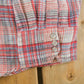 Vintage 1990s Real Workwear Western Plaid Flannel Pearl Snap Shirt Men's XL