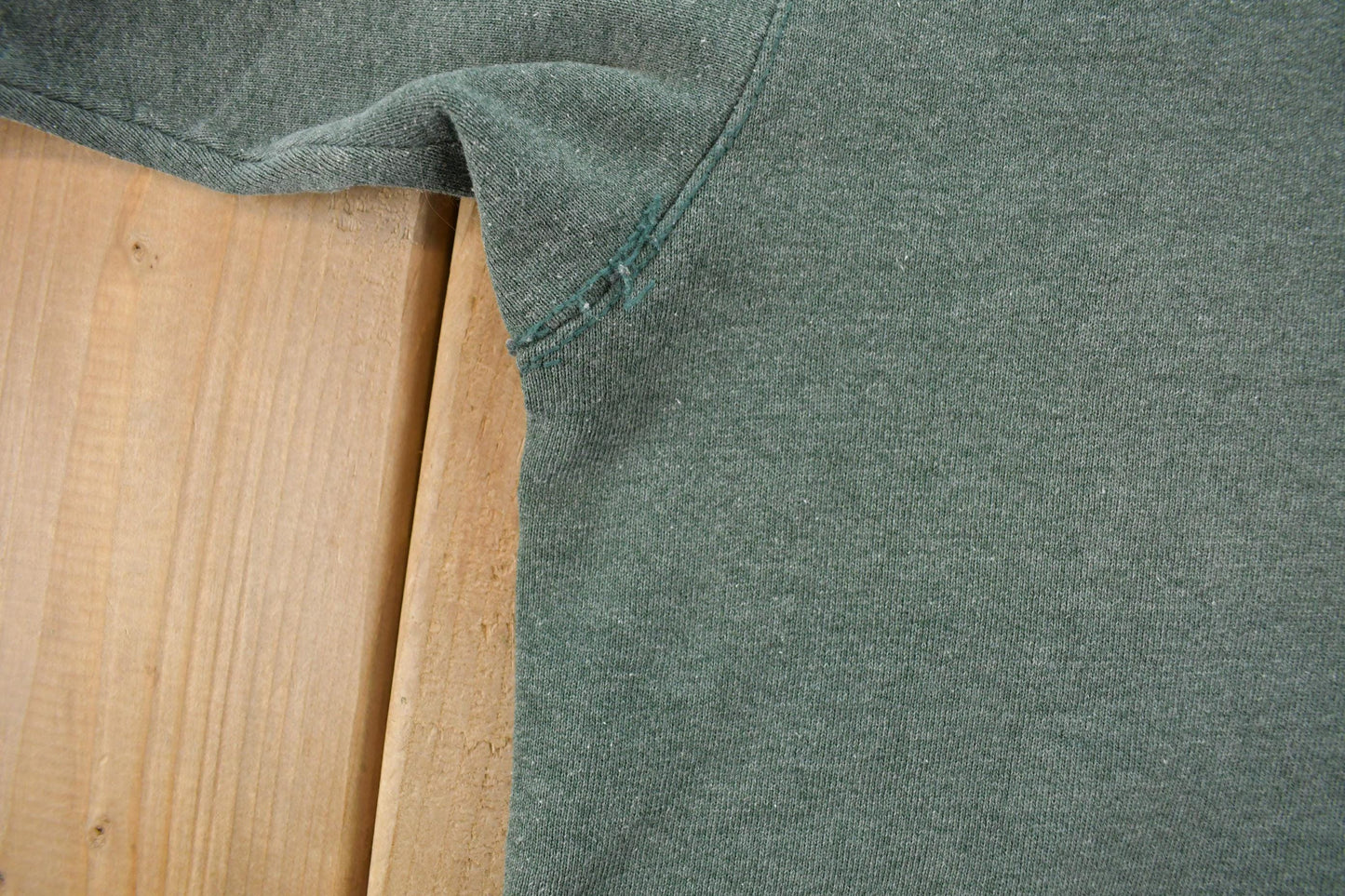 Vintage 1990s Members Mark Sun Faded Blank Green Crewneck Sweatshirt Men's XL