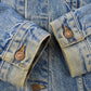 Vintage 1990s Levi's Denim Jean Trucker Jacket Men's L