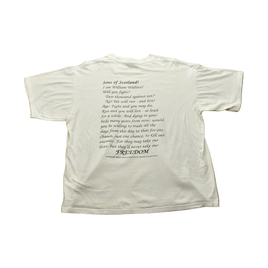 Vintage 90's Braveheart Graphic T-Shirt Men's 2XL