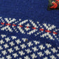 Vintage 1990s Norwool Wool Knit Abstract Pattern Sweater Men's L