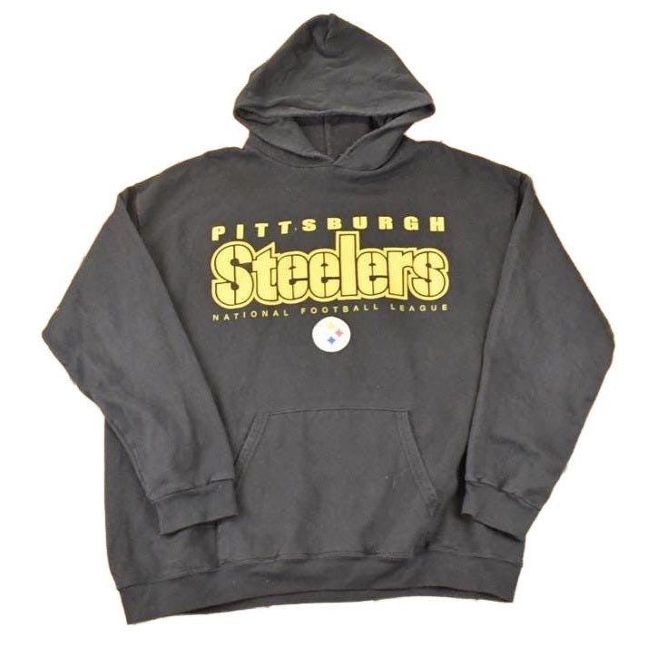 Vintage 1990s Pittsburgh Steelers NFL Hoodie Sweatshirt Mens L