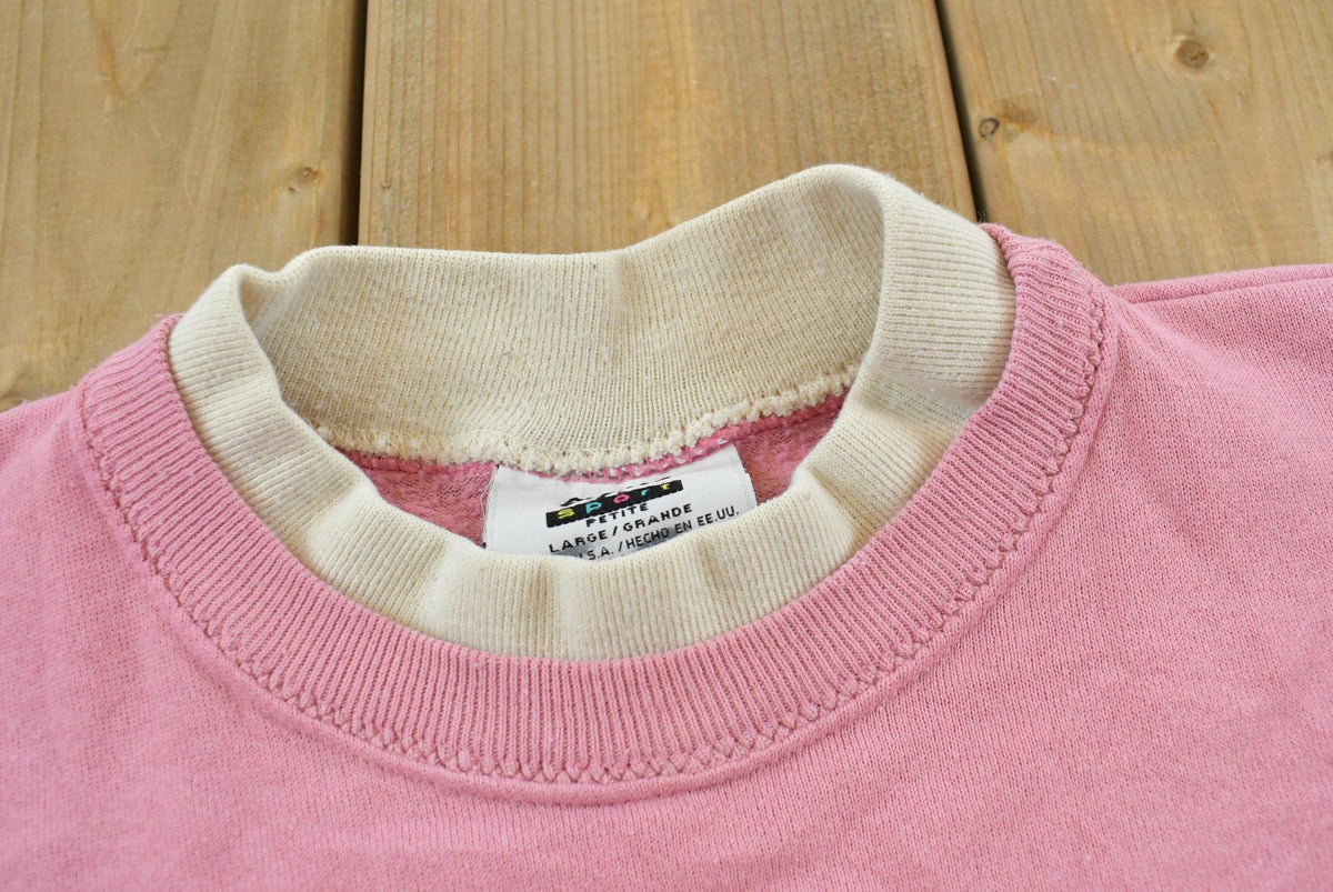 Vintage 1990s Gopher Sport Cow Sheep Pig Friendship Farm Crewneck Sweatshirt Women's L / Made In USA / 90s Nature Animal Outdoors