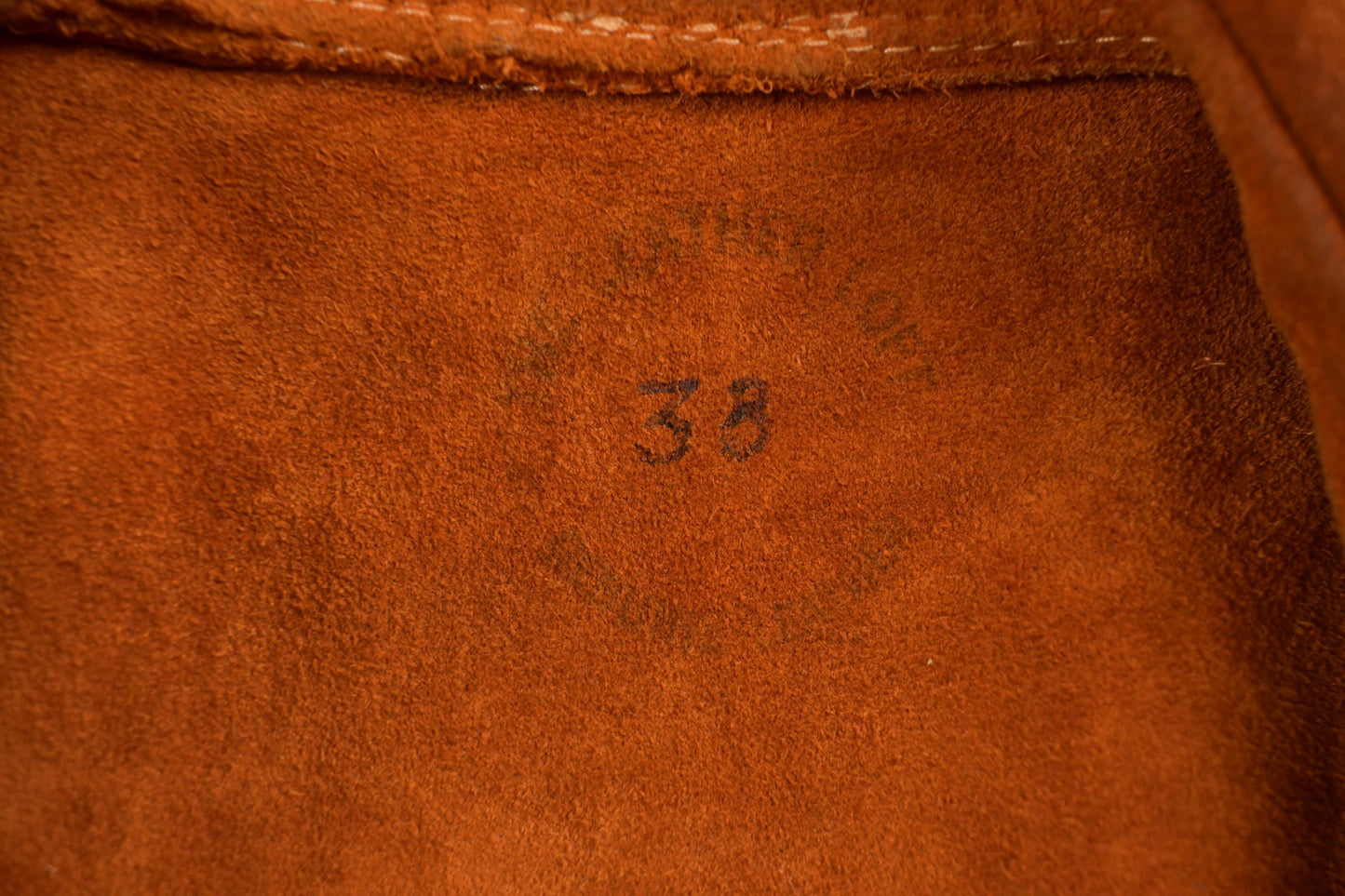 Vintage 1960s Suede Leather Vest Women's S