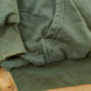 Vintage 2000s Faded BTC Green Thermal Lined Zip Up Hoodie Sweatshirt Men's XL
