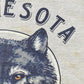 Vintage 1990s Wolf Minnesota Graphic Crewneck Sweatshirt Men's XL