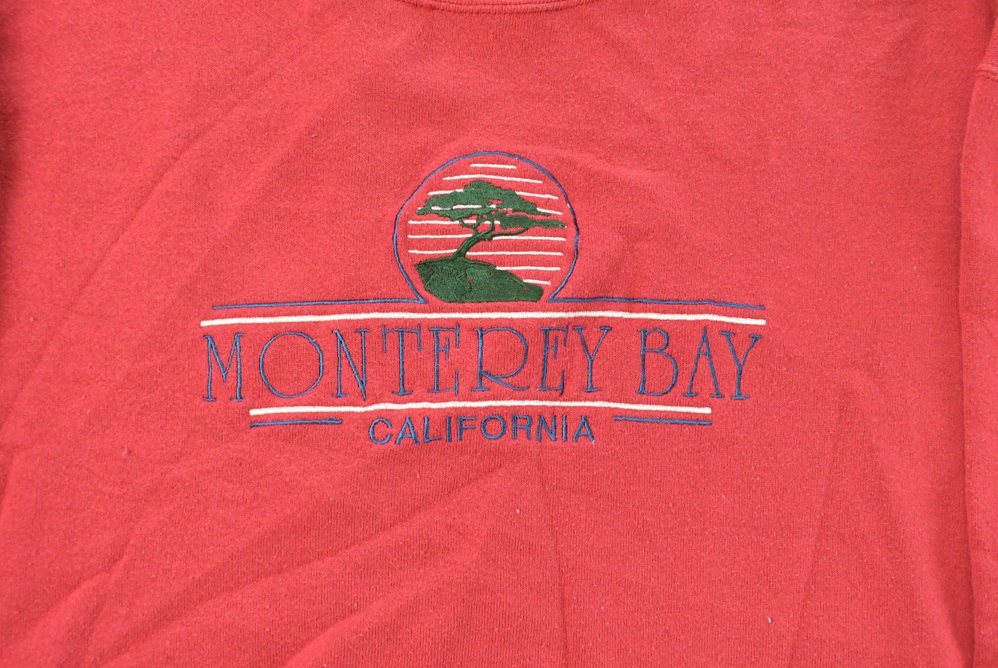 Vintage 1990s Monterey Bay California Souvenir Crewneck Sweatshirt Men's L