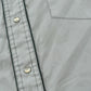 Vintage 1980s ATB Western Shirt Pearl Snap Button Up Shirt Men's L