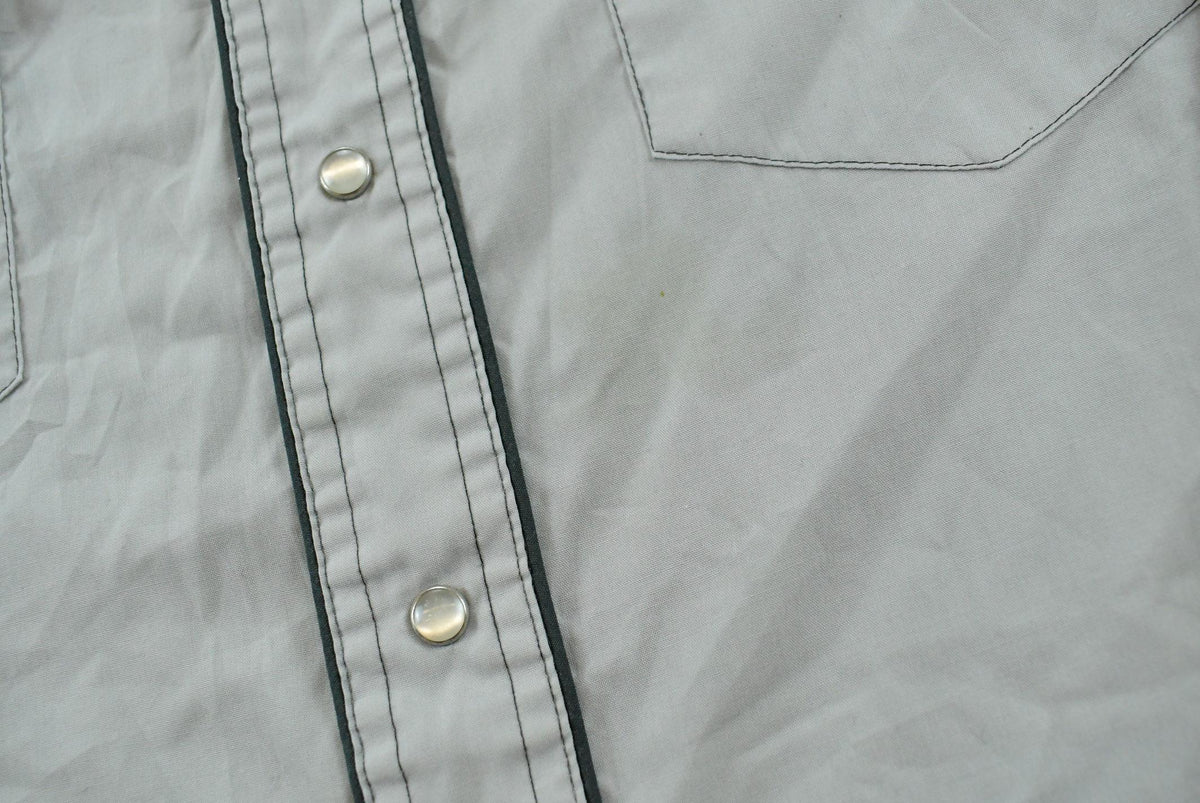 Vintage 1980s ATB Western Shirt Pearl Snap Button Up Shirt Men's L