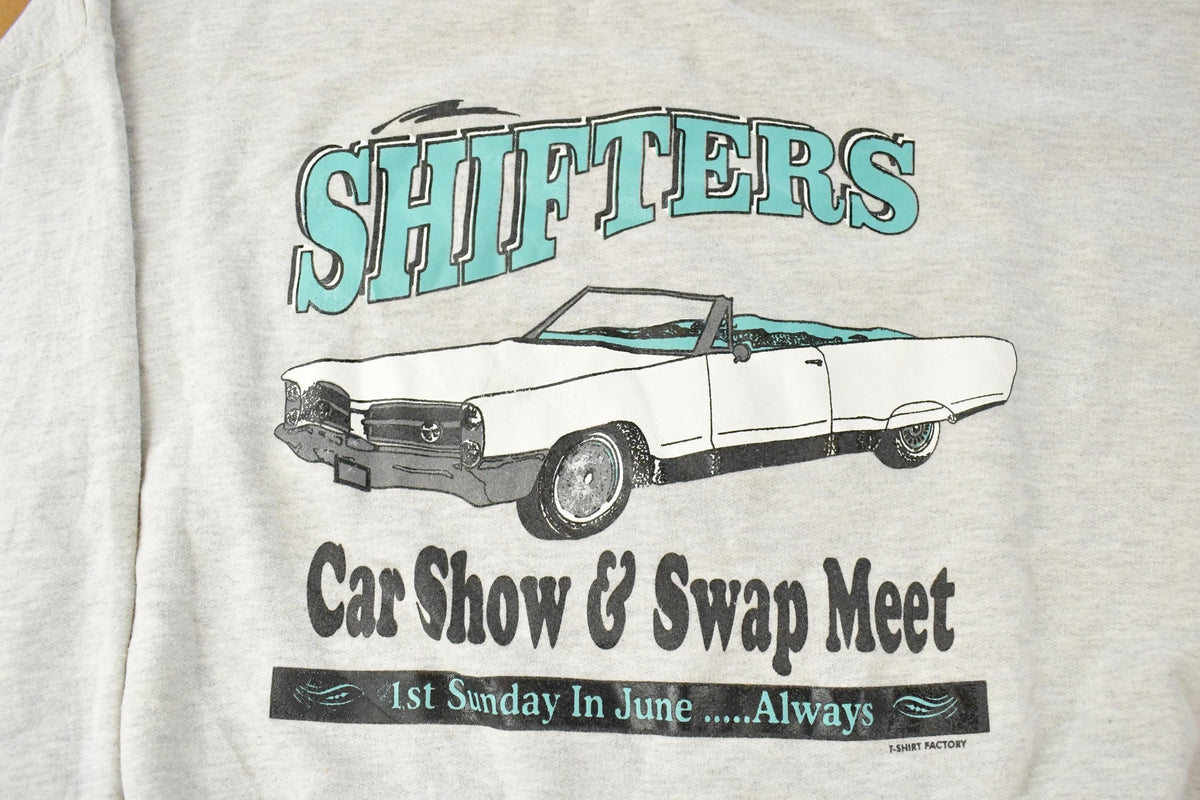 Vintage 2000s Shifters Classic Car Show Graphic Crewneck Sweatshirt Mens 2XL