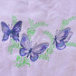 Vintage 1990s Ginnis Girl Butterfly Crewneck Sweatshirt Women's 2XL