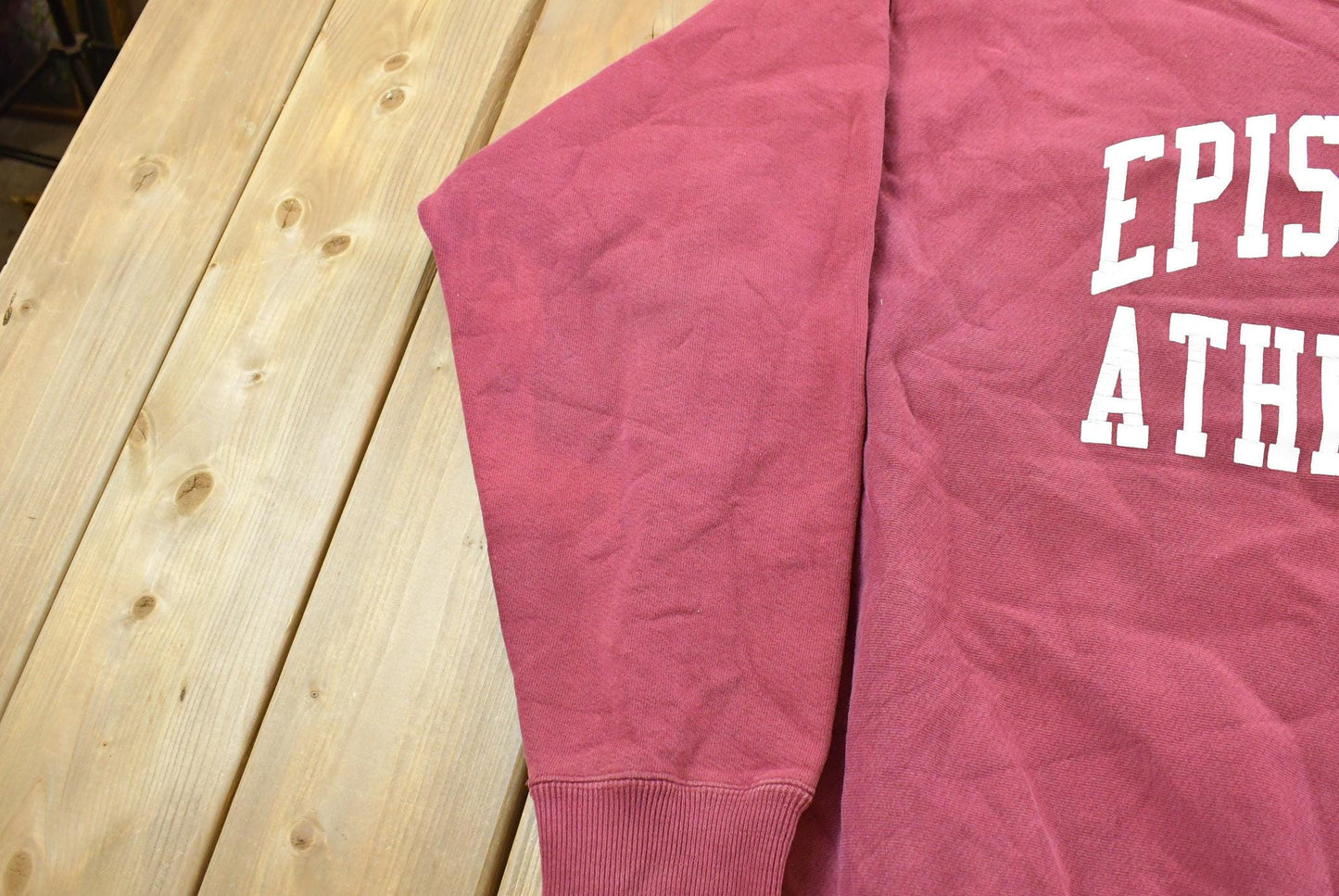 Vintage 1980s Camber Episcopal Athletics Reverse Weave Style Crewneck Sweatshirt Men's 2XL