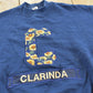 Vintage 1990s Clarinda Embroidered Sunflower Souvenir Crewneck Sweatshirt Men's M