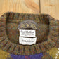 Vintage 1990s Roots Argyle Knit Pullover Sweater Men's L