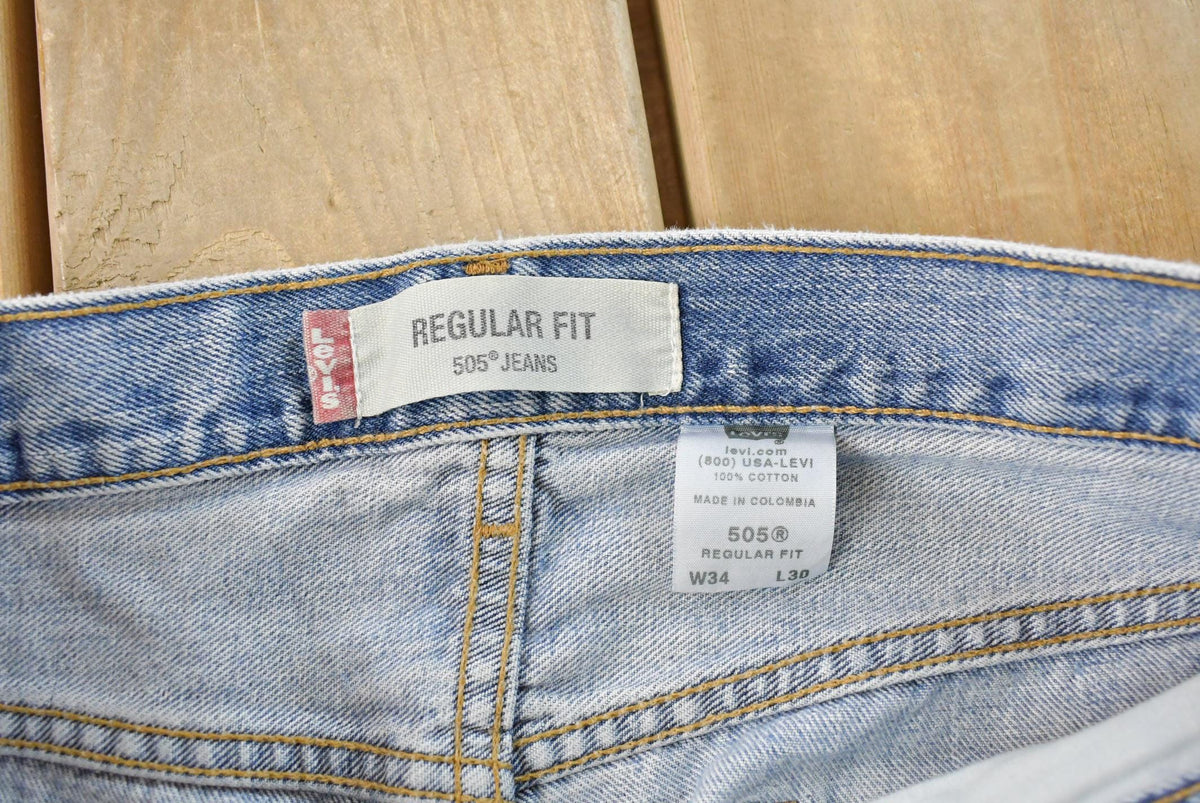 Vintage 2000s Levi's 505 Regular Fit Denim Jeans Men's 32 x 29