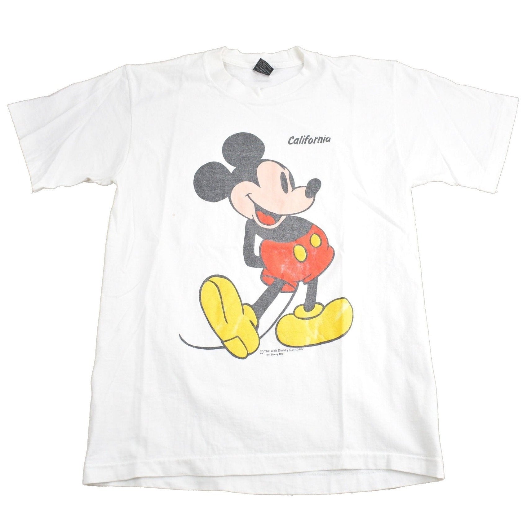 Vintage 1990s Mickey Mouse California Souvenir T Shirt Men's Medium