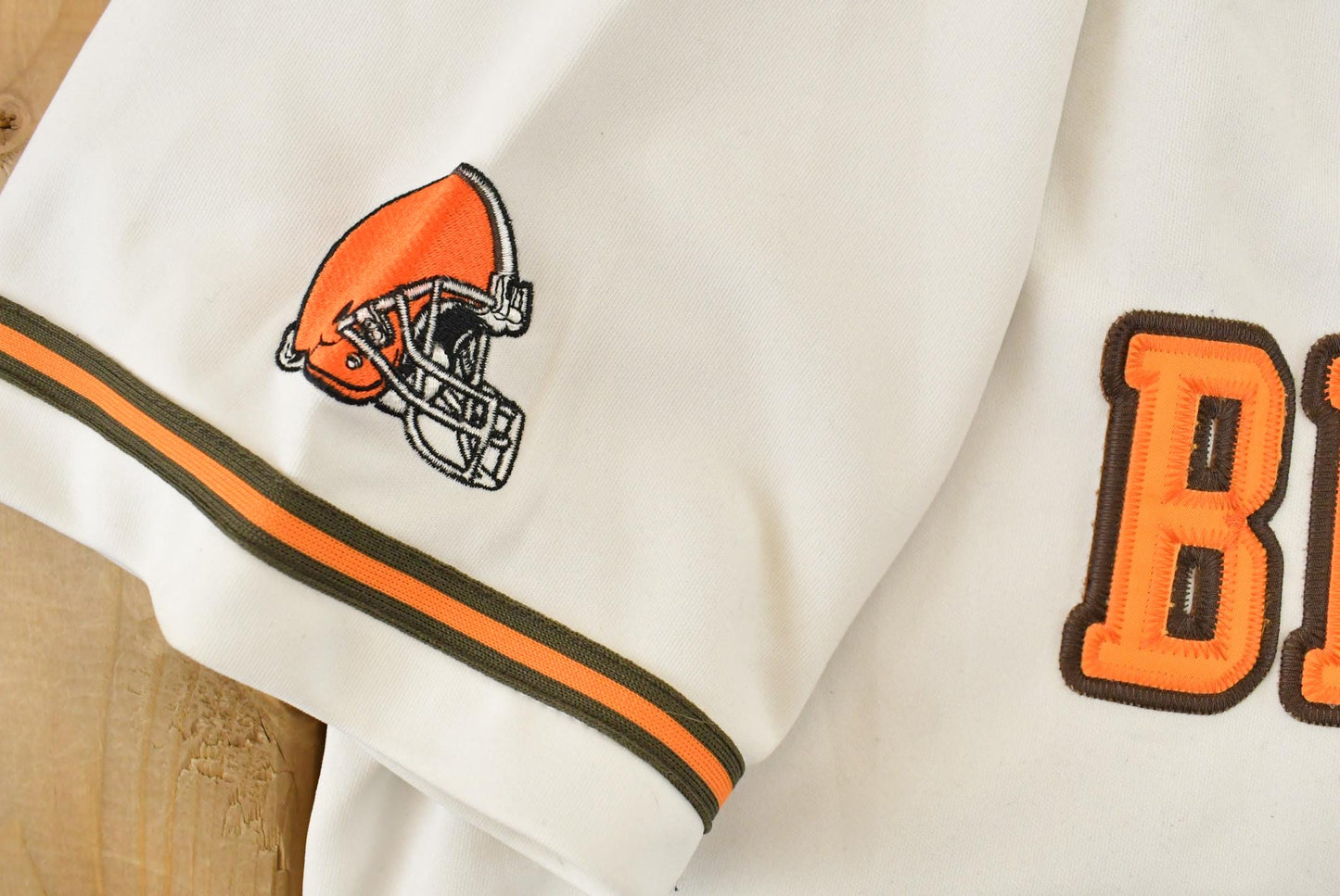 Vintage 2000s Cleveland Browns NFL Baseball Jersey Men's XL