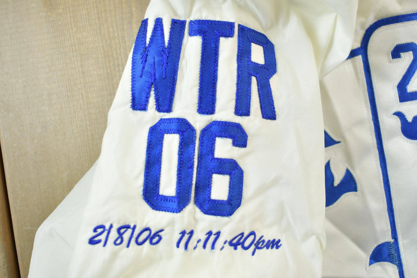 Vintage 1980s Veste Phi Beta Sigma Fraternity Line Jacket Men's Medium