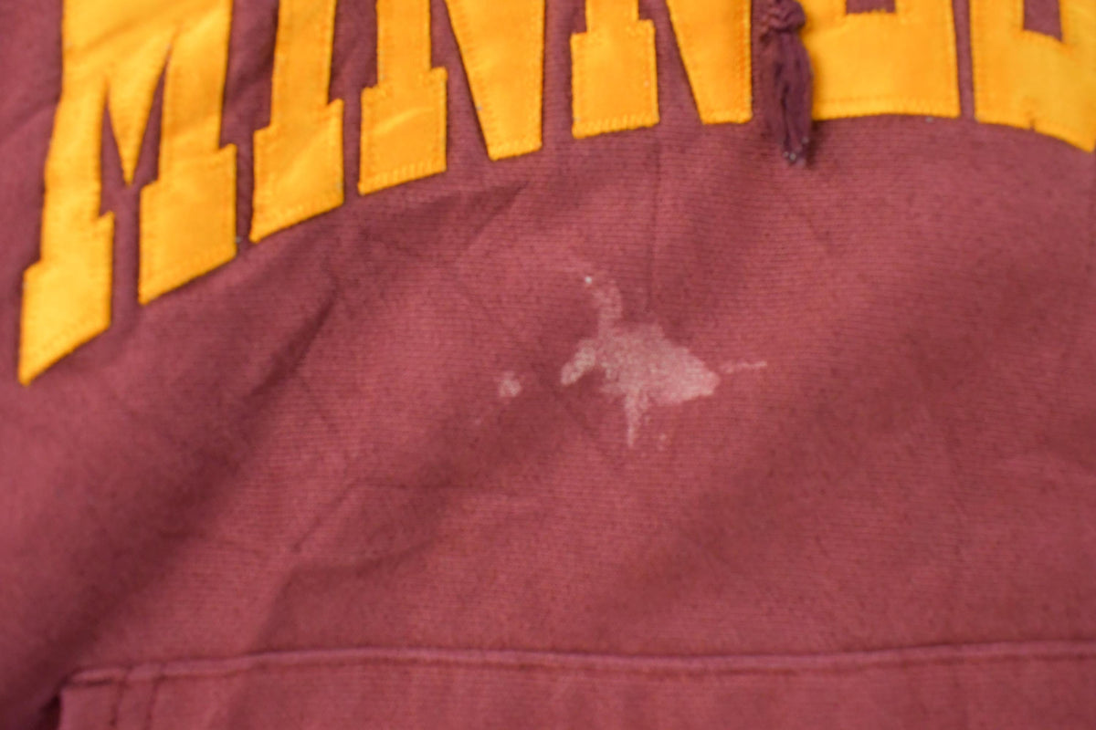 Vintage 2000s Minnesota Golden Gophers Champion Reverse Weave Hoodie Sweatshirt Men's L
