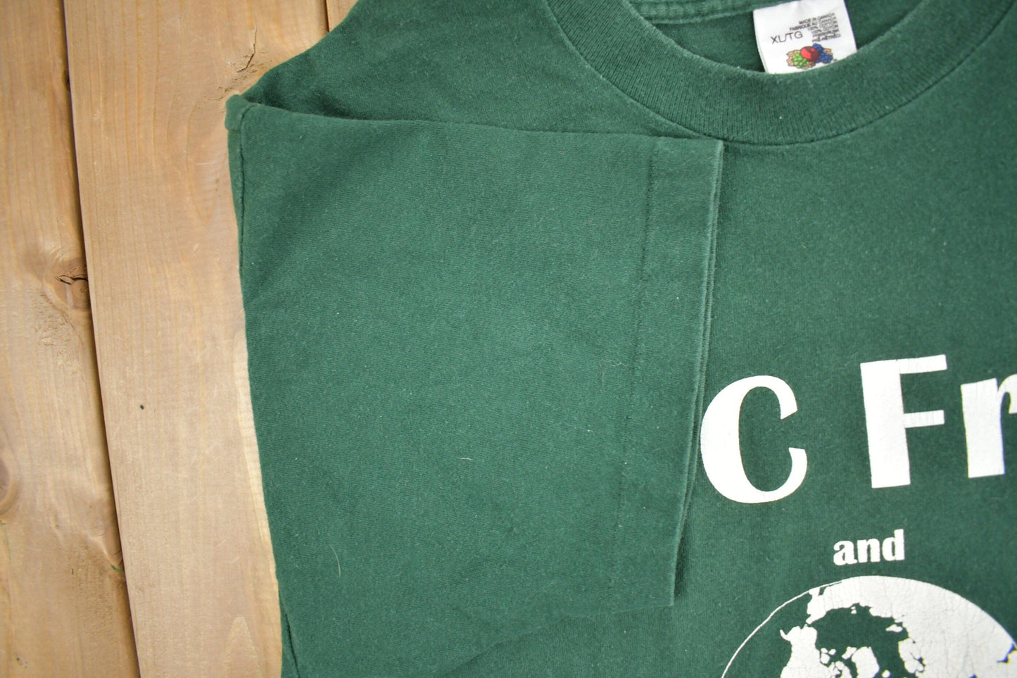 Vintage 1990s CFC Free And Friendly Allied Signal Aerospace Graphic T Shirt Men's XL