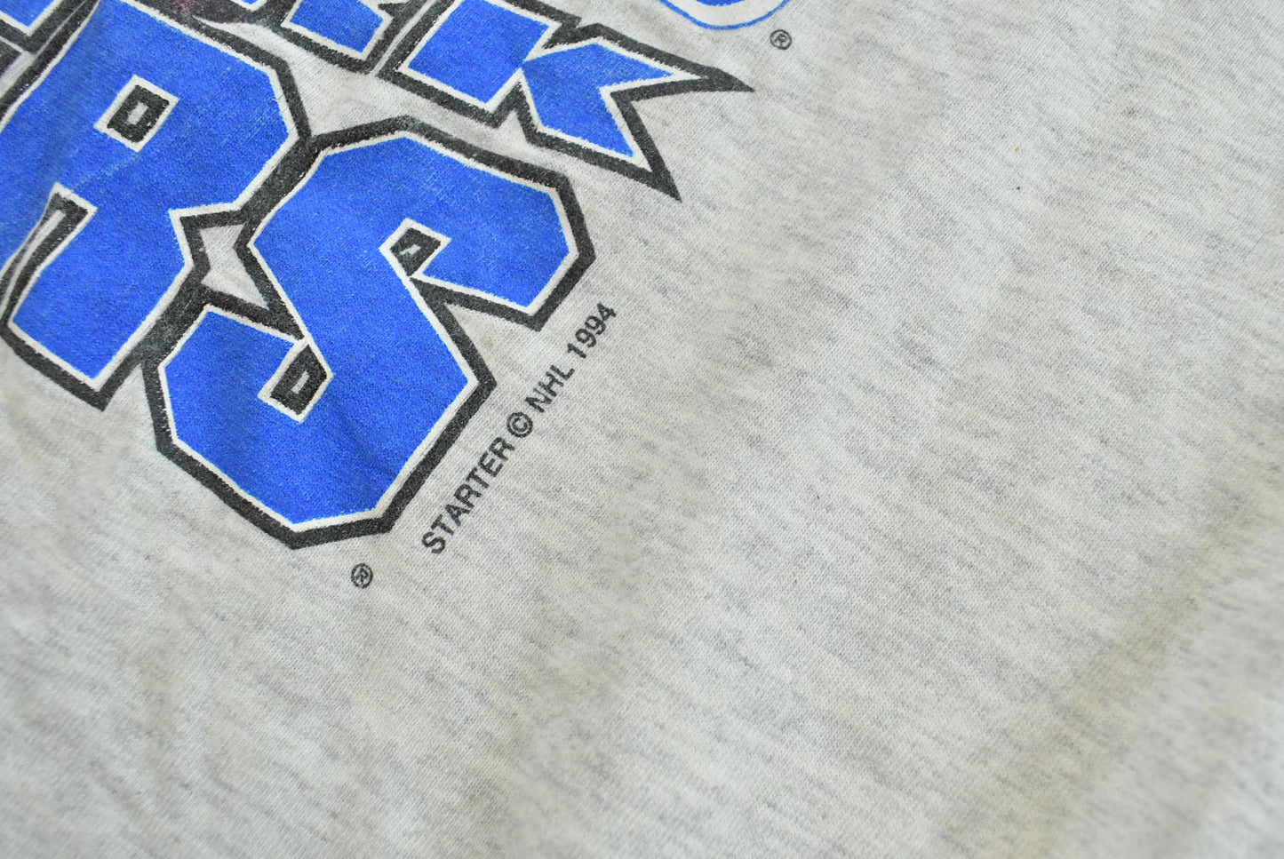 Vintage 1994 Starter New York Rangers NHL Starter Stanley Cup Champions T-Shirt Men's Large