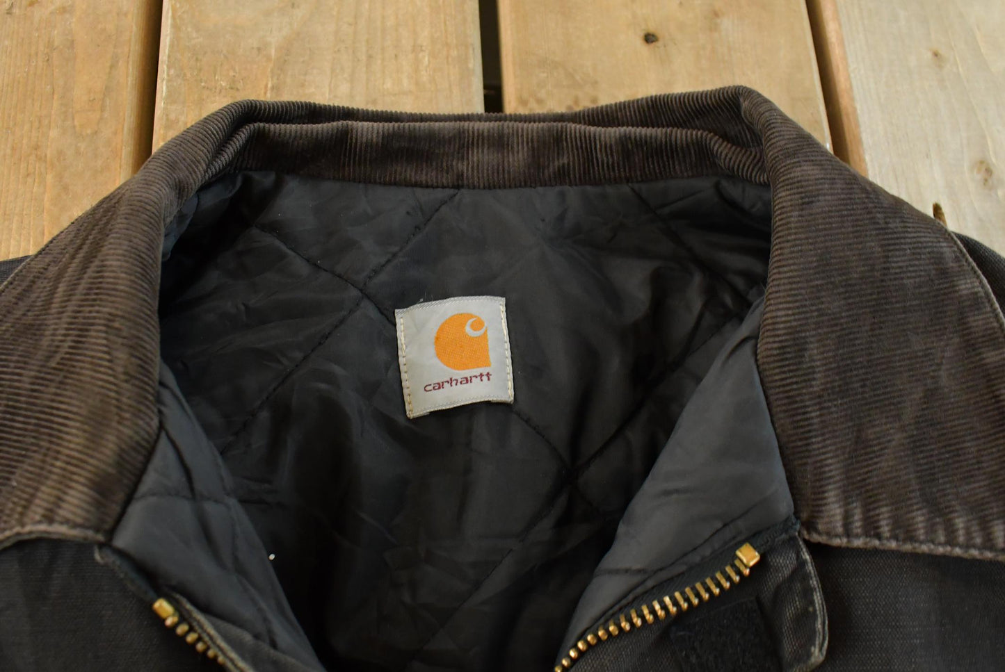 Vintage 1990s Carhartt Arctic Quilt Traditional Jacket Men's XL