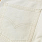 Vintage 1990s Levi Silver Tab Baggy Wide Leg Denim White Jeans Men's 28 x 29.5