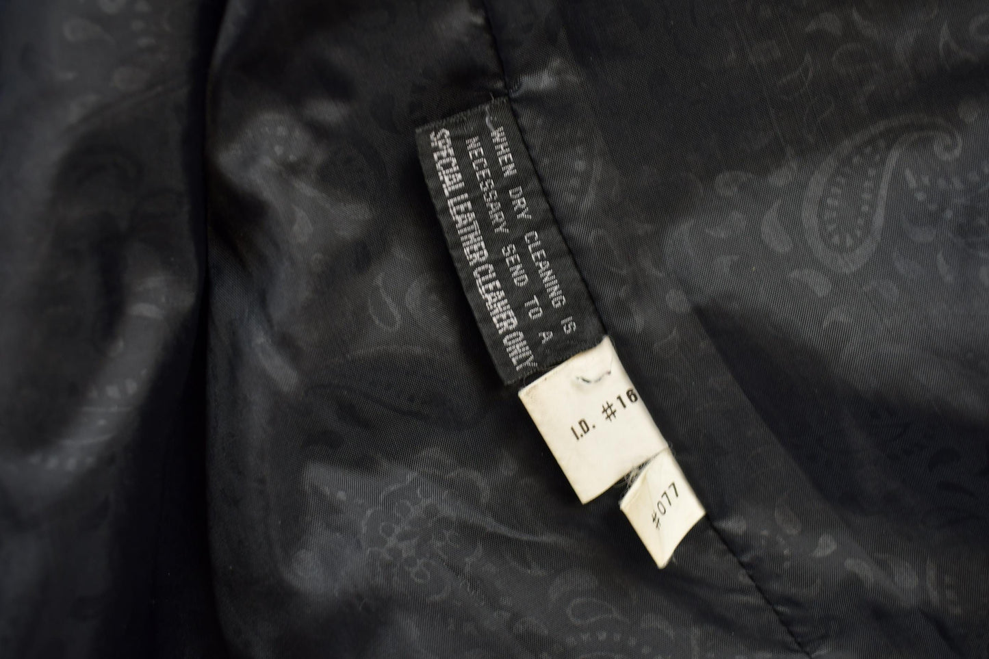 Vintage 1980s Genuine Leather Jacket Men's Medium