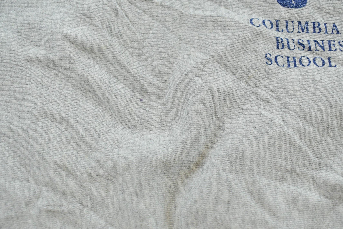 Vintage 1990s Columbia Business School Lee Cross Grain Reverse Weave Style Crewneck Sweatshirt Men's M