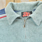 Vintage 1990s 26 Red Quarter Zip Terry Cloth Collared T-Shirt Mens XL