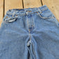 Vintage 1990s Levi's 550 Regular Fit Denim Blue Jeans Youth 22 x 24.5