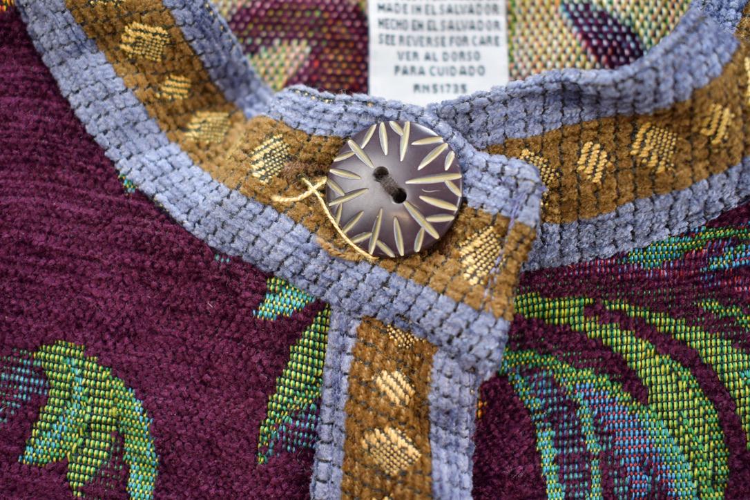 Vintage 1990s Sag Harbor Floral Tapestry Button Up Women's Small