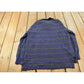 Vintage 1990s Polo Ralph Lauren Striped Long Sleeve Rugby Shirt Men's L