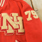 Vintage 1970s NH Chatnam Chenille Patch Collegiate Wool Varsity Letterman Jacket Men's L