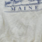 Vintage 2000s Maine Sailboat Marina Souvenir Crewneck Sweatshirt Men's M