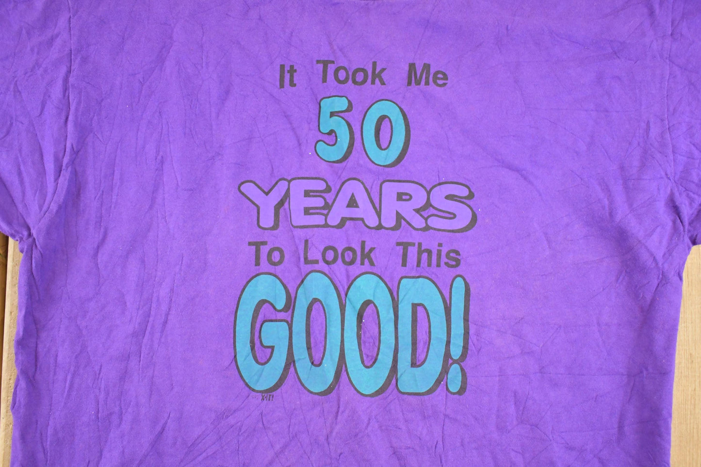 Vintage 1990's 50 Years Old Souvenir Funny T-Shirt Mens XL