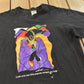 Vintage 1990s Q-Tees African Women Poem Art Print T-Shirt Men's L