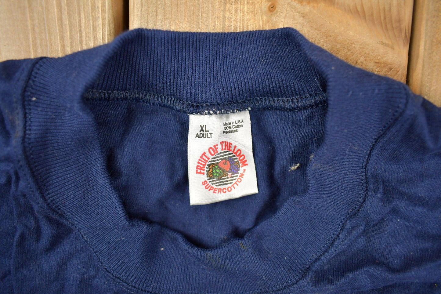 Vintage 1990s Fruit Of The Loom Blank T Shirt Men's XL