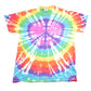 Vintage 1990s Delta Tie Dye Peace T-Shirt Men's XL