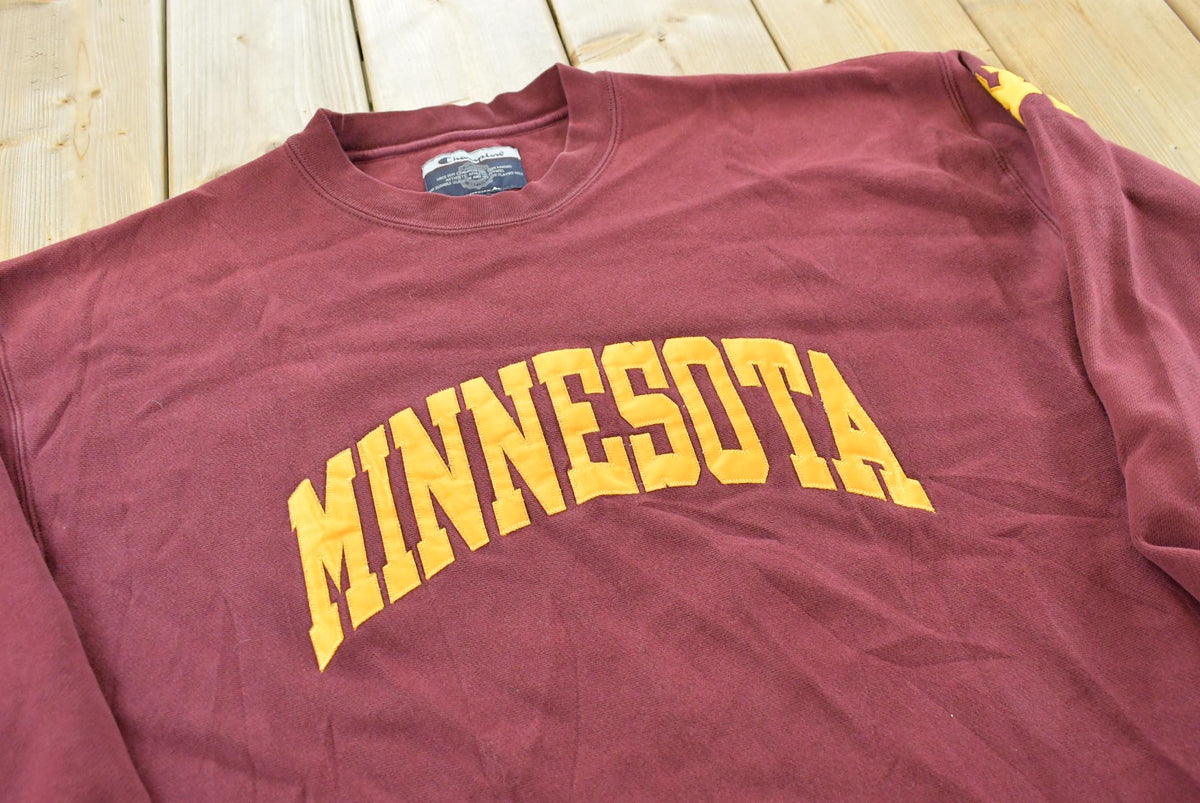 Vintage Y2K University of Minnesota Champion Reverse Weave Crewneck Sweatshirt Men's 2XL