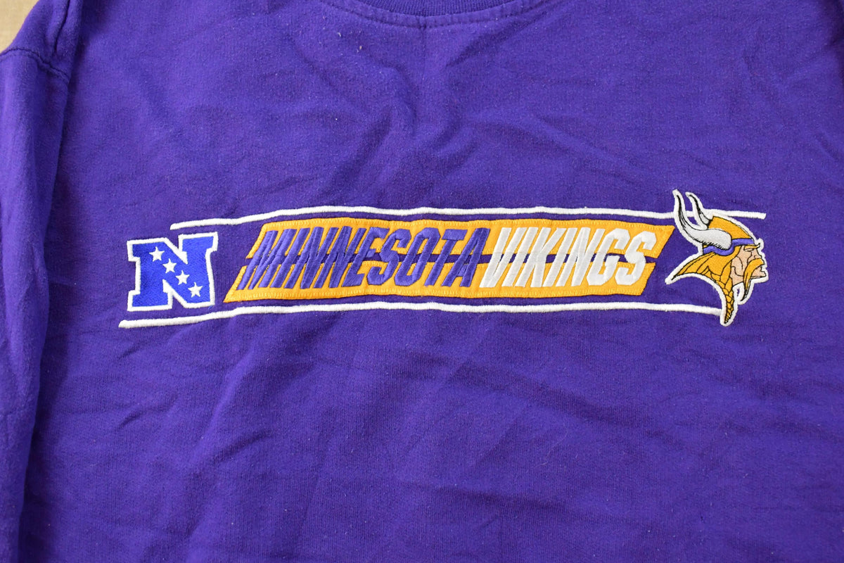 Vintage 2000s Minnesota Vikings Crewneck Sweatshirt Men's XL
