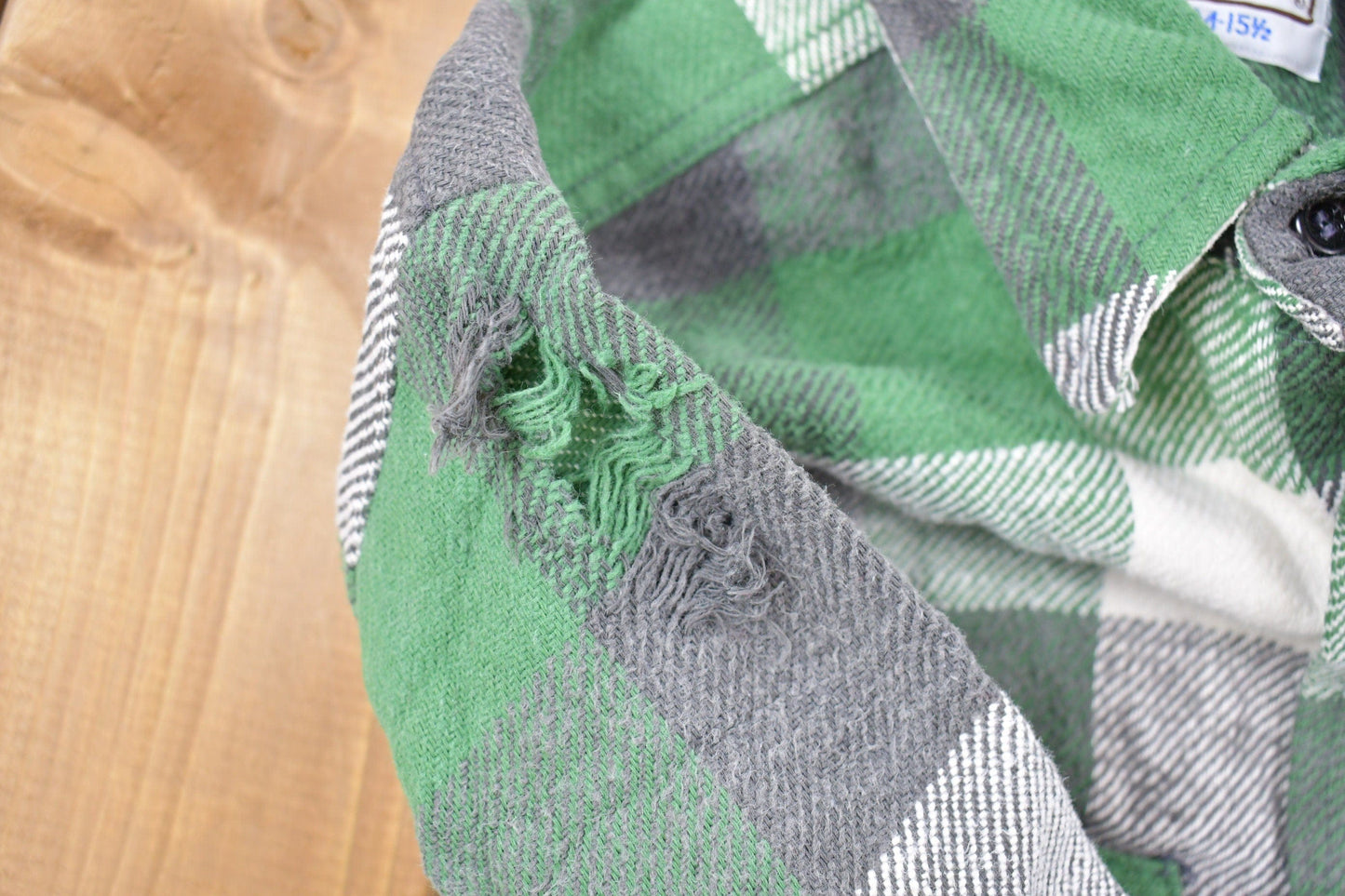 Vintage 1990s Five Brother Plaid Button Up Shirt Men's Medium