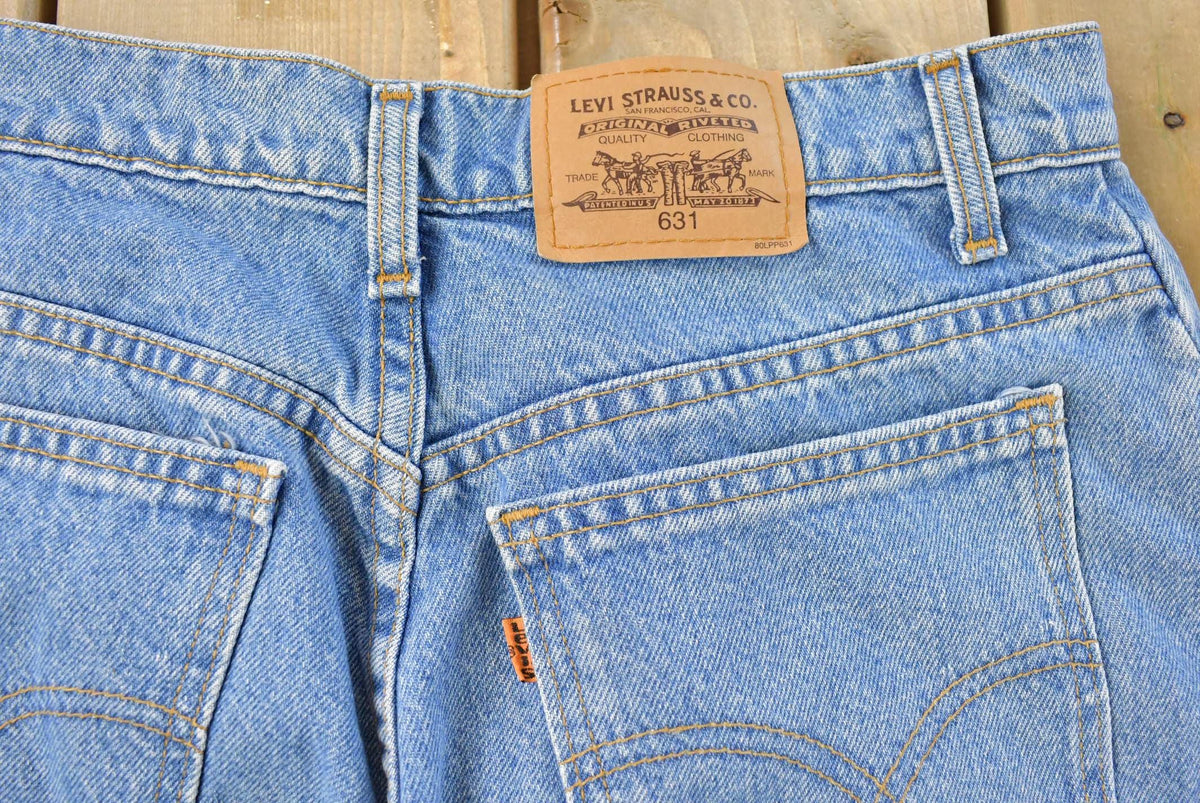 Vintage 1990s Levi's 631 Orange Tab Denim Jeans Men's 30 x 27.5