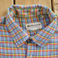 Vintage 1960s Cumberland Flannel Check Button Up Shirt Men's Medium