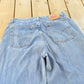 Vintage 2000s Levi's 550 Relaxed Fit Tapered Leg Denim Blue Jeans Women's 33 x 30.5