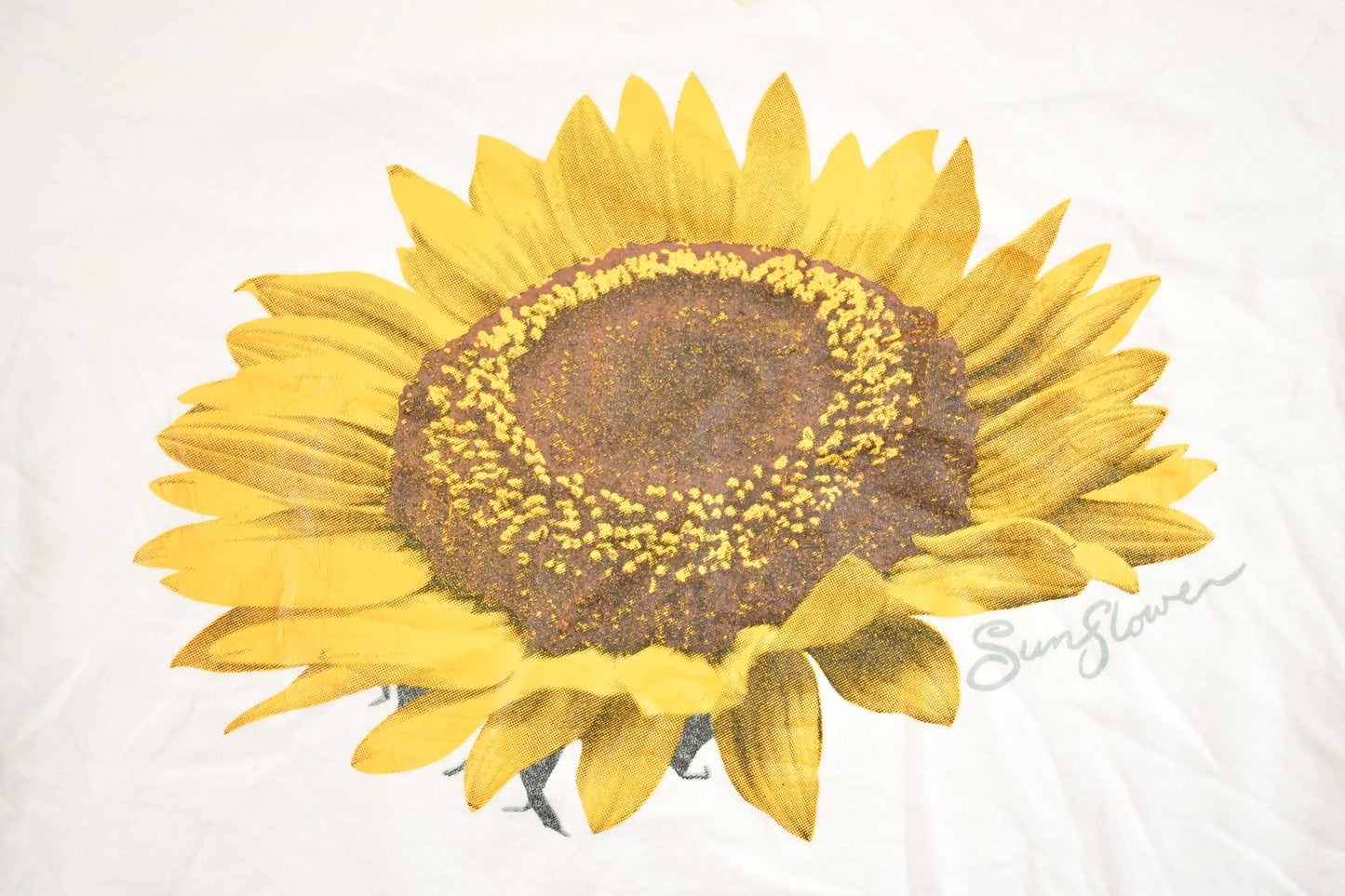 Vintage 1990's Deadstock Sunflowers Souvenir Travel T-Shirt Women's L