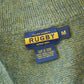 Vintage 2000s Ralph Lauren Rugby Wool Knit Shawl Collar Cardigan Sweater Women's M