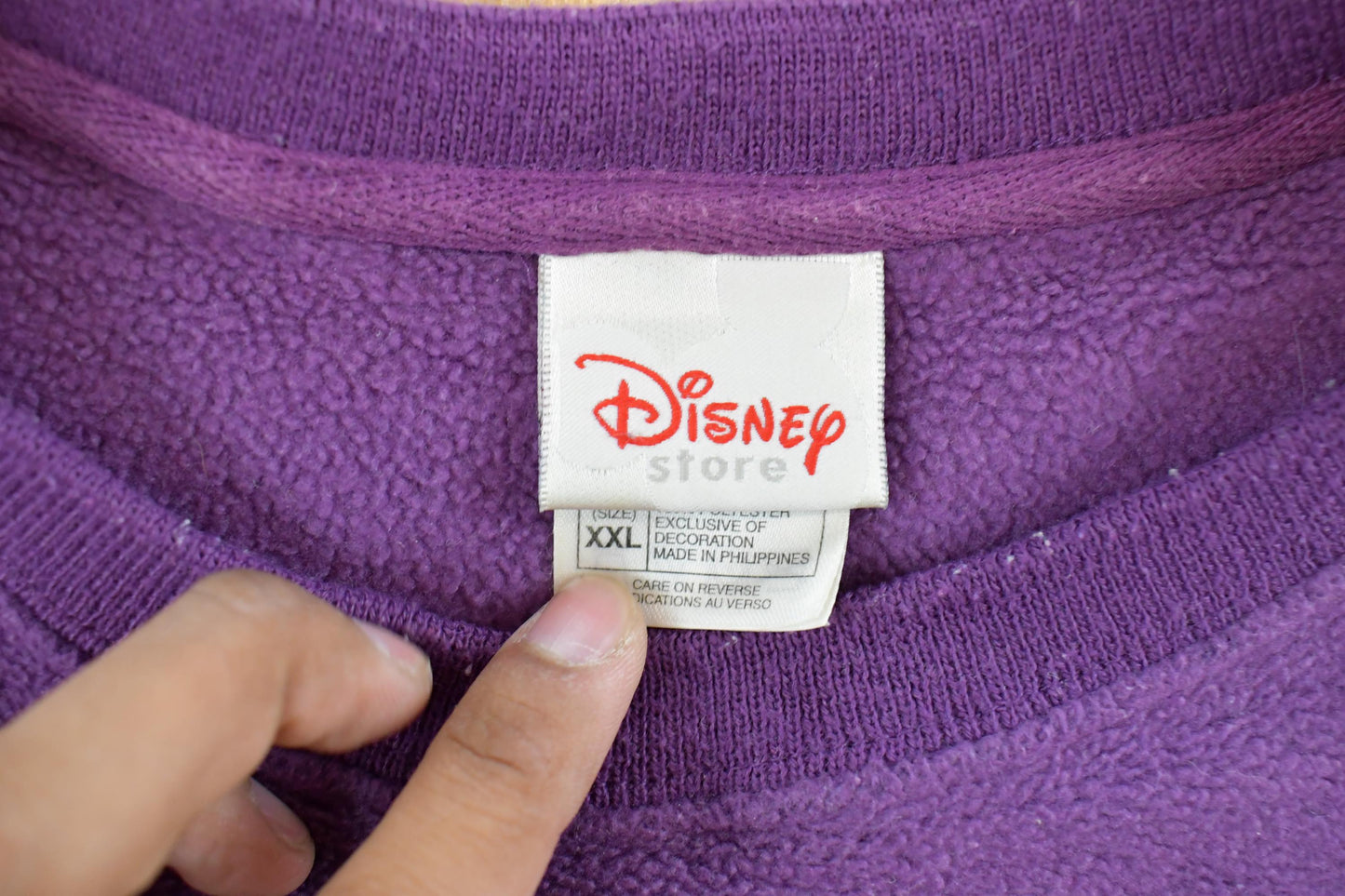 Vintage 1990s Eeyore Winnie The Pooh Disney Fleece Crewneck Sweater Men's 2XL